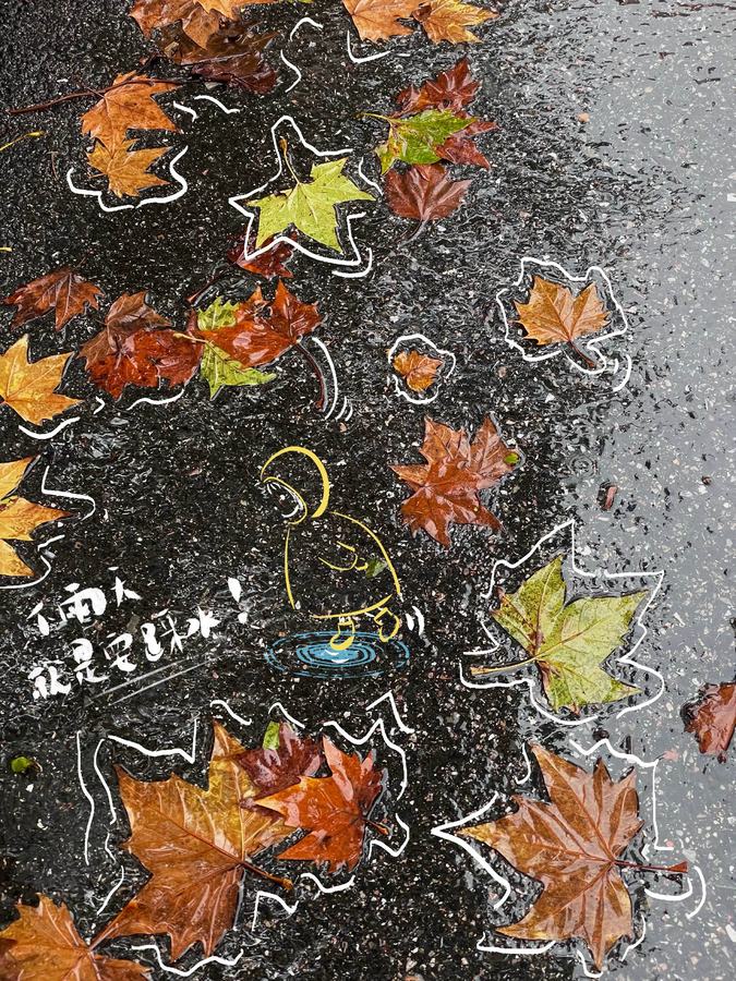 原帖封面：下雨天 就是爱踩水！