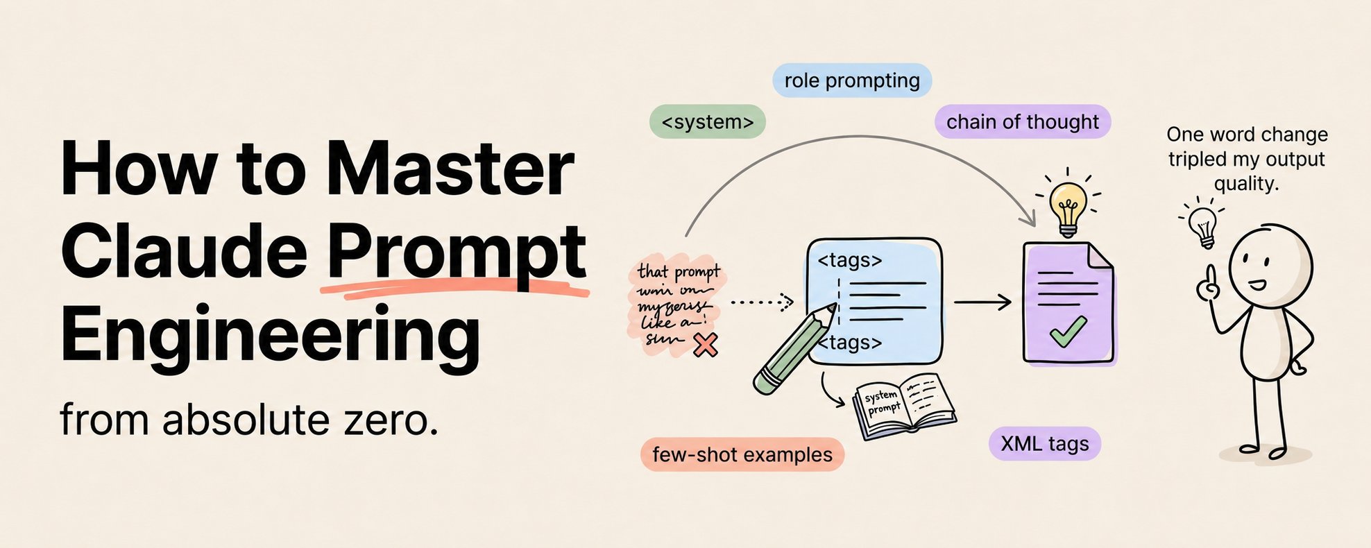 原帖封面:How to Master Claude Prompt Engineering from absolute zero.