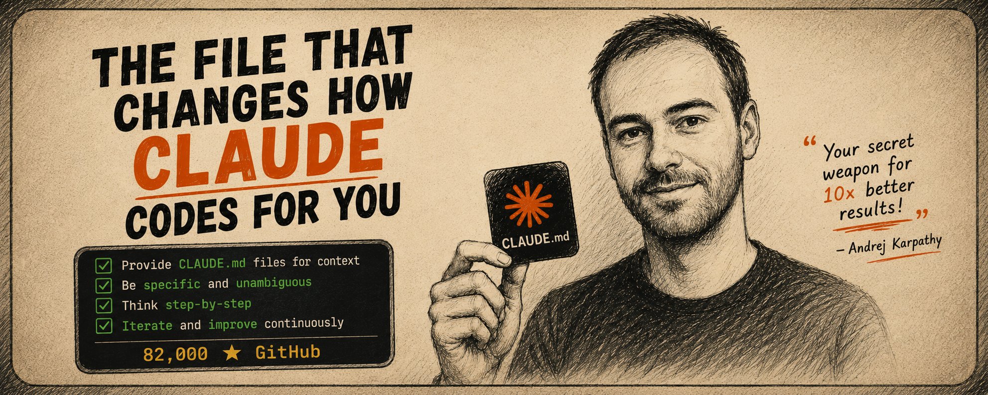 原帖封面:THE FILE THAT CHANGES HOW CLAUDE CODES FOR YOU