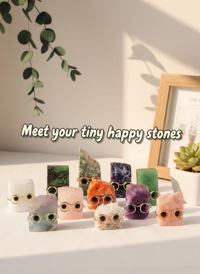 原帖封面:Meet your tiny happy stones