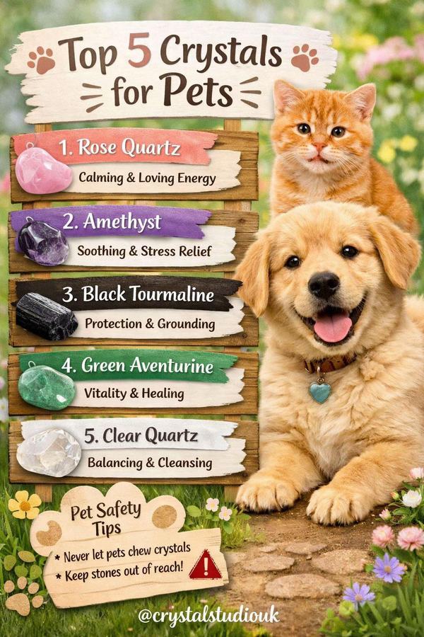Cover of the original post: Top 5 Crystals for Pets