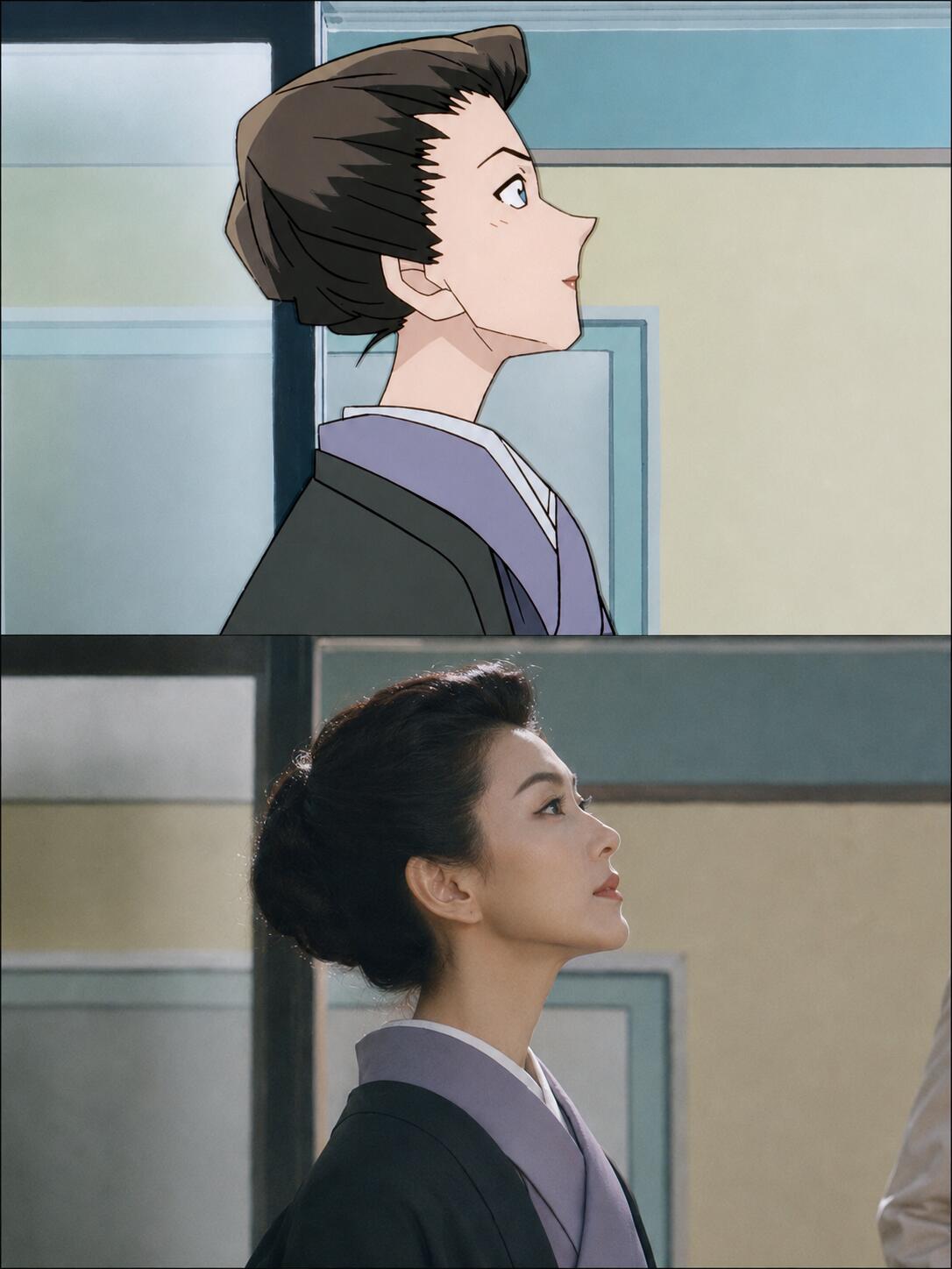 原帖封面:用AI真人化名侦探柯南 | 静华女士和她儿子
