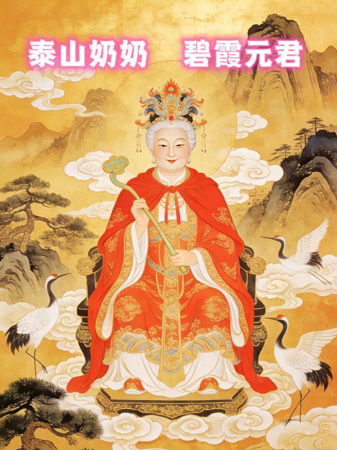 Cover of the original post: 泰山奶奶 碧霞元君