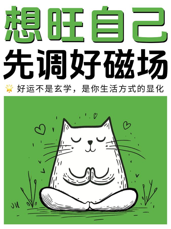 原帖封面：想旺自己先调好磁场